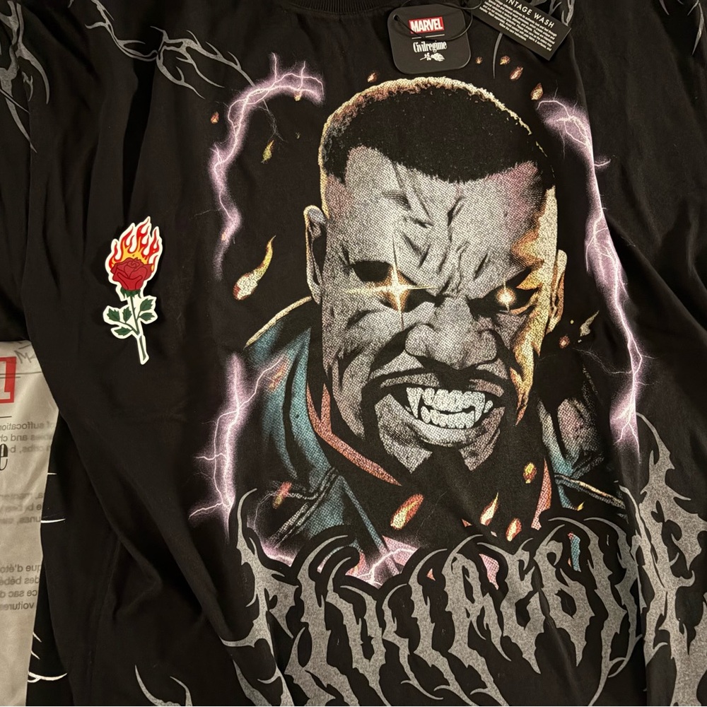 Civil Regime/Marvel Zombies Collab Graphic Tee - Black and Green